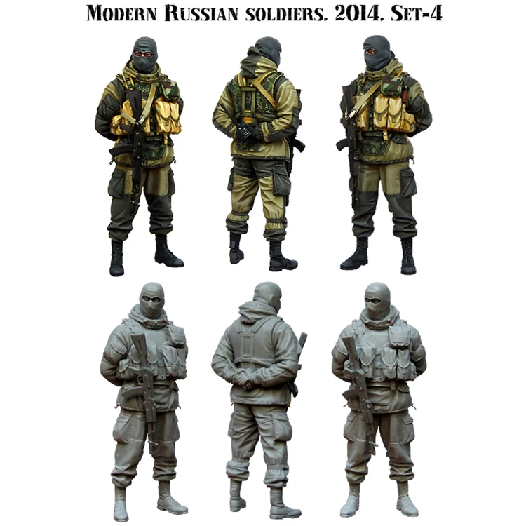 1/35 Scale Unpainted Resin Figure Modern Russian soldier ( 1 figure ) collection | Игрушки и хобби