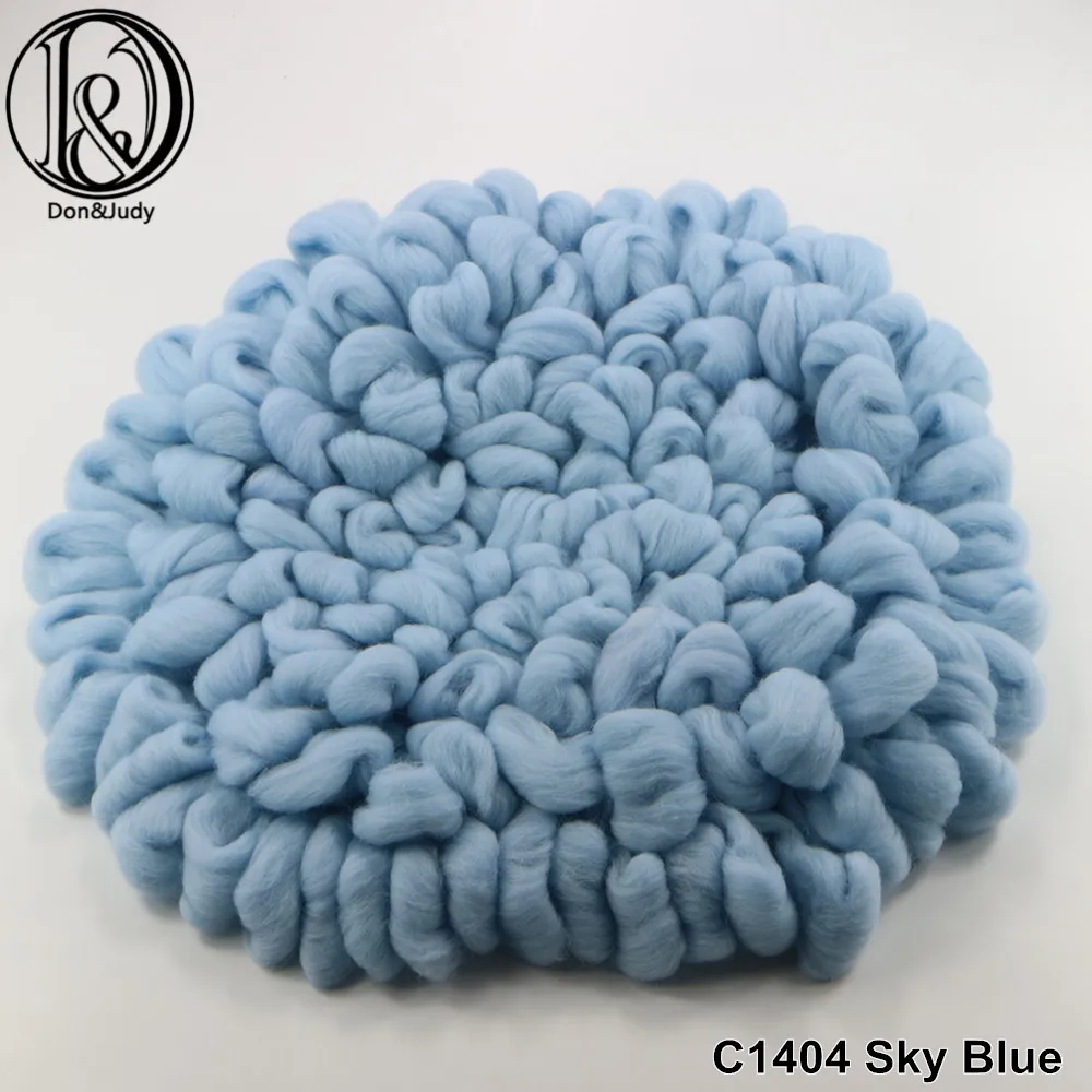 Sky blue Ручная работа, мягкая шерсть, Флисовое одеяло для новорожденных, корзина, наполнитель для новорожденных, реквизит для фотосъемки, супер мягкие одеяла для младенцев - Цвет: Sky blue