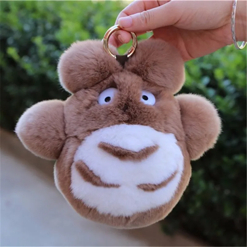 2018 Новая высококачественная кожаная кукла брелок для ключей из кроличьей шерсти