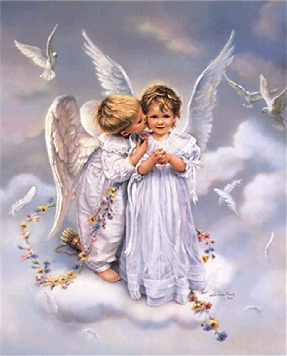 

DIY diamond painting angel needlework mozaiek diamond painting 5d diamond embroidery cross stitch angel painting rhinestones