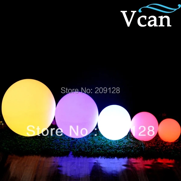 50cm Big Size Large Outdoor indoor colours change remote control  LED Ball Battery Operated Lights