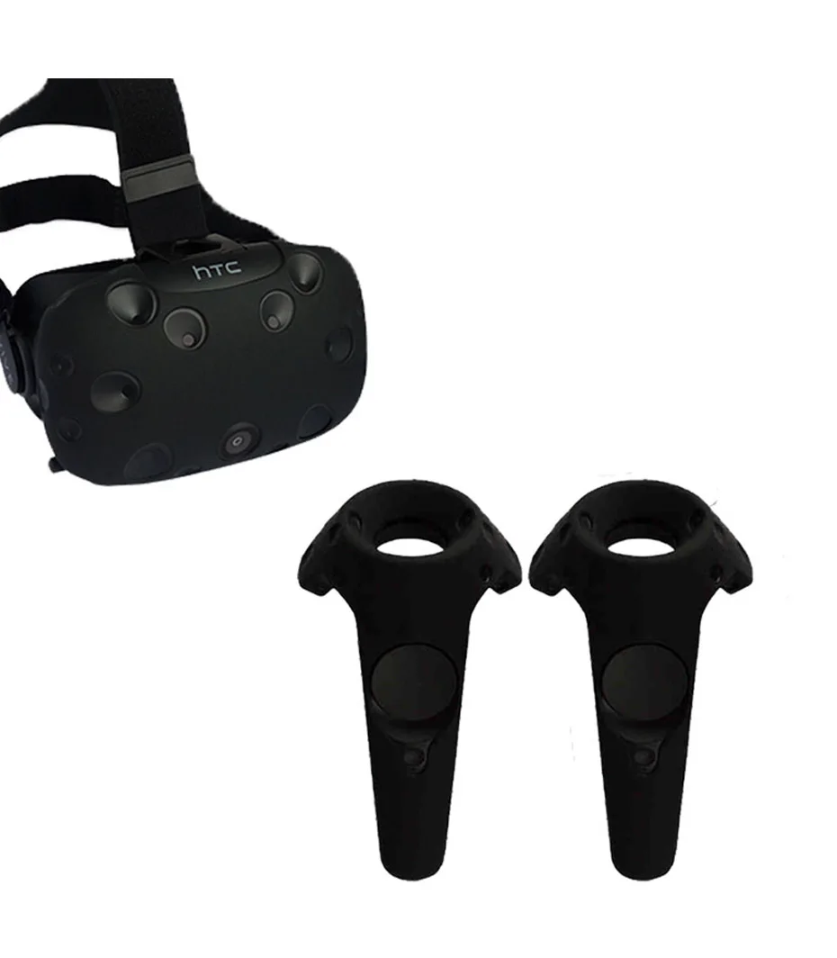 Для htc Vive гарнитура VR аксессуары VR очки шлем контроллер ручка чехол кожа оболочка Виртуальная реальность силиконовый чехол