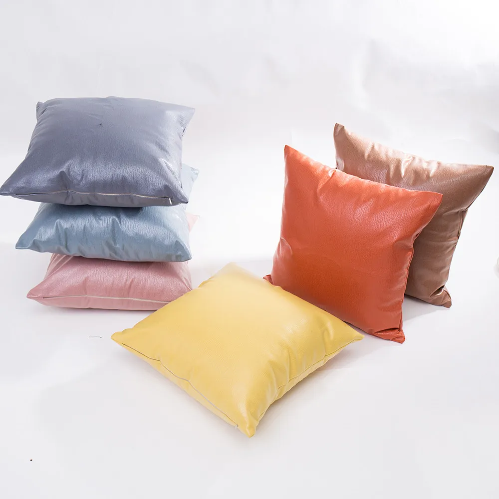 Наволочки имитация кожаный диван талии Бросок Чехлы Home Decor Чехлы случае принципиально Cojin наволочка Cojines