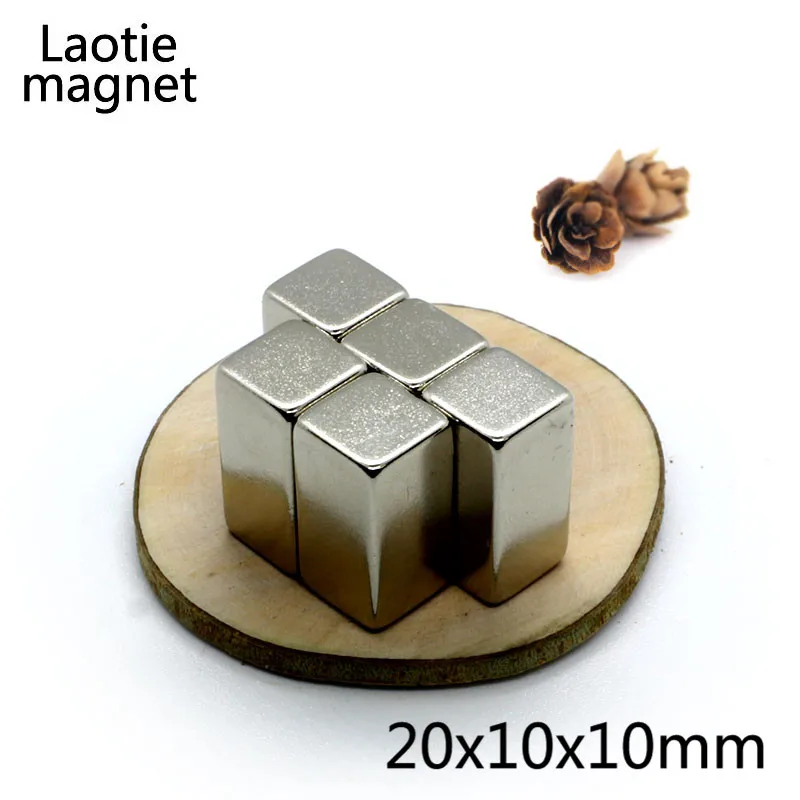 5 шт. N35 neodymium неодимовый магнит 20x10x10 мм маленький Квадратный Блок мощных магнитов 20*10*10 мм редкоземельный постоянный магнит