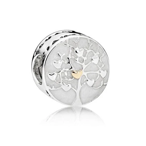 European Charms Beads Enamel Crown Tree Dolphin Bear Mickey Hearts Crystal Fit Brand Bangles for Women Handmade | Украшения и