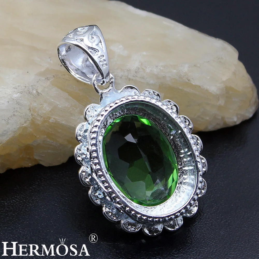 Женское овальное колье с подвеской из серебра 925 пробы|earring pendant|earrings necklace925 sterling