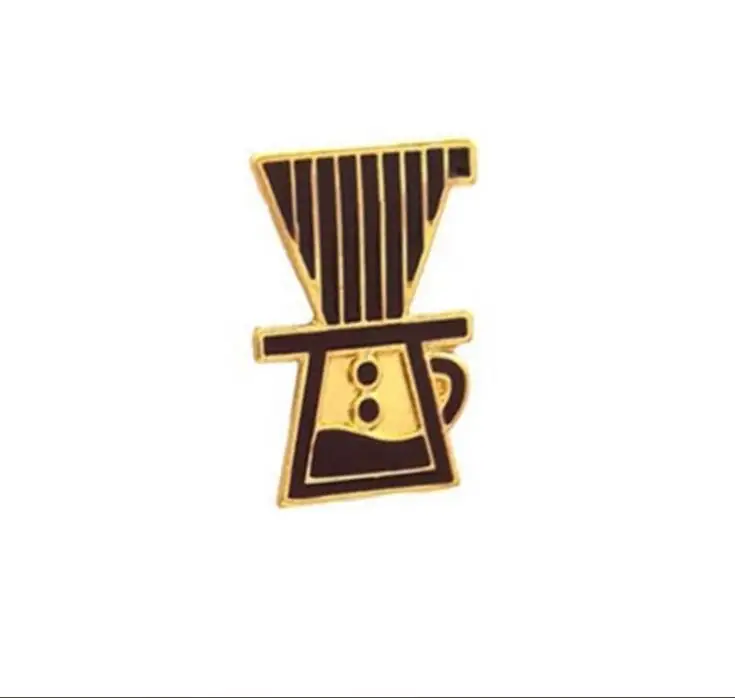 4 Timlee X171 новые личности ретро капель масла Кофе машина чашки горшок брошки из сплава Модные украшения - Окраска металла: 4