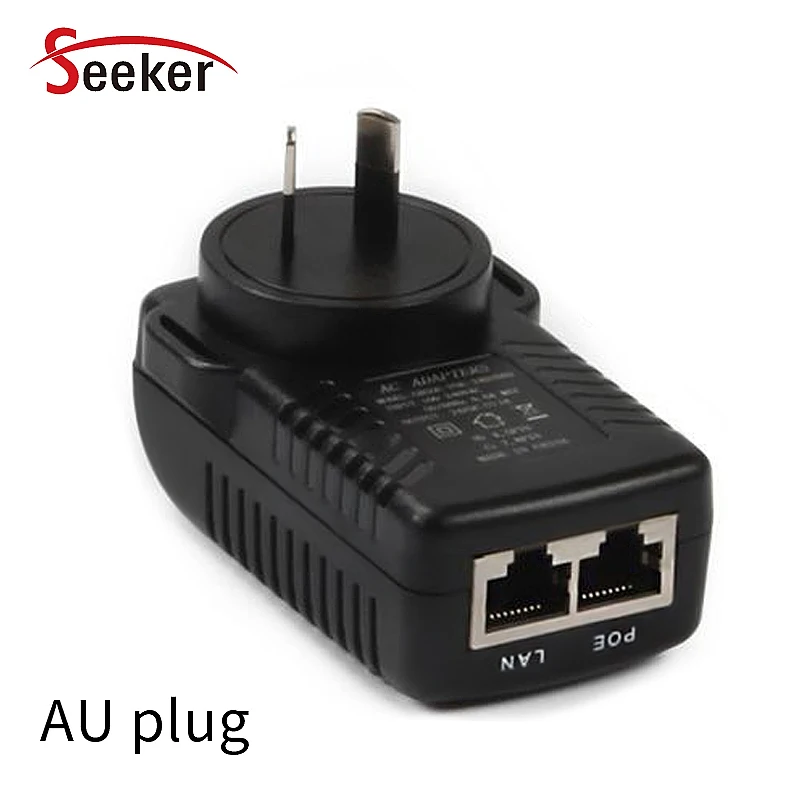 5 шт./лот AC100-240V DC 12V2A PoE адаптер коммутатор 24 Вт инжектор Ethernet Питание настенных
