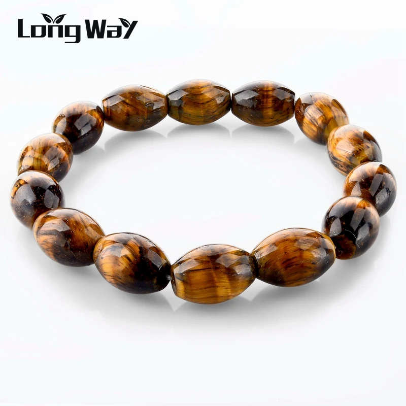 Bijoux 2016 браслеты из тигрового глаза с Буддой эластичный браслет натурального
