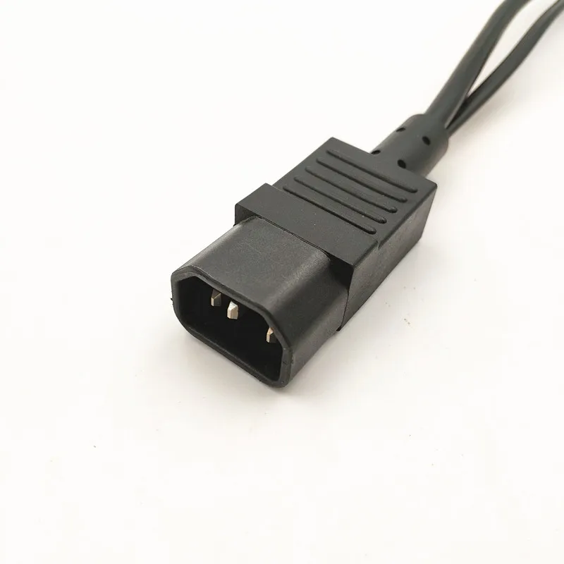 Y Тип сплиттер шнур питания IEC320 C14 Разъем 3 зубец Мужской Кабель Шнур AC адаптер для