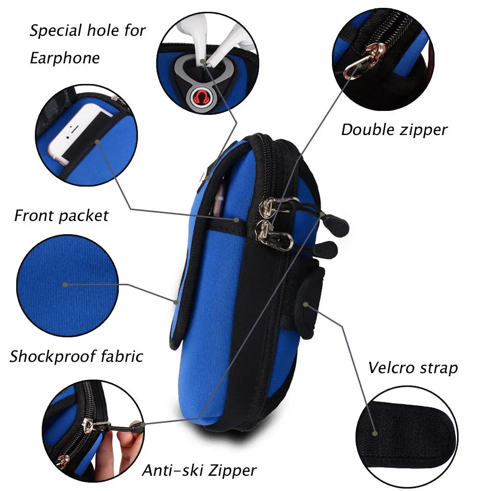 Сумка на запястье для бега спортивный ремешок чехол мобильного телефона HTC Desire 830