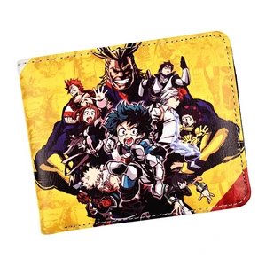 Кошелек с карманом для монет на молнии для комиксов моя геройская академия