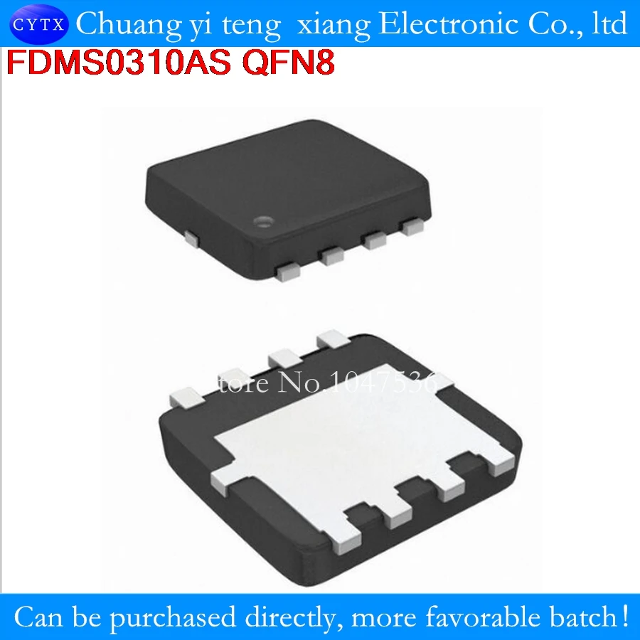FDMS0310AS 0310AS QFN8 N Channel PowerTrench SyncFETTM 10 шт./лот|lot lot|lot 10pcs |