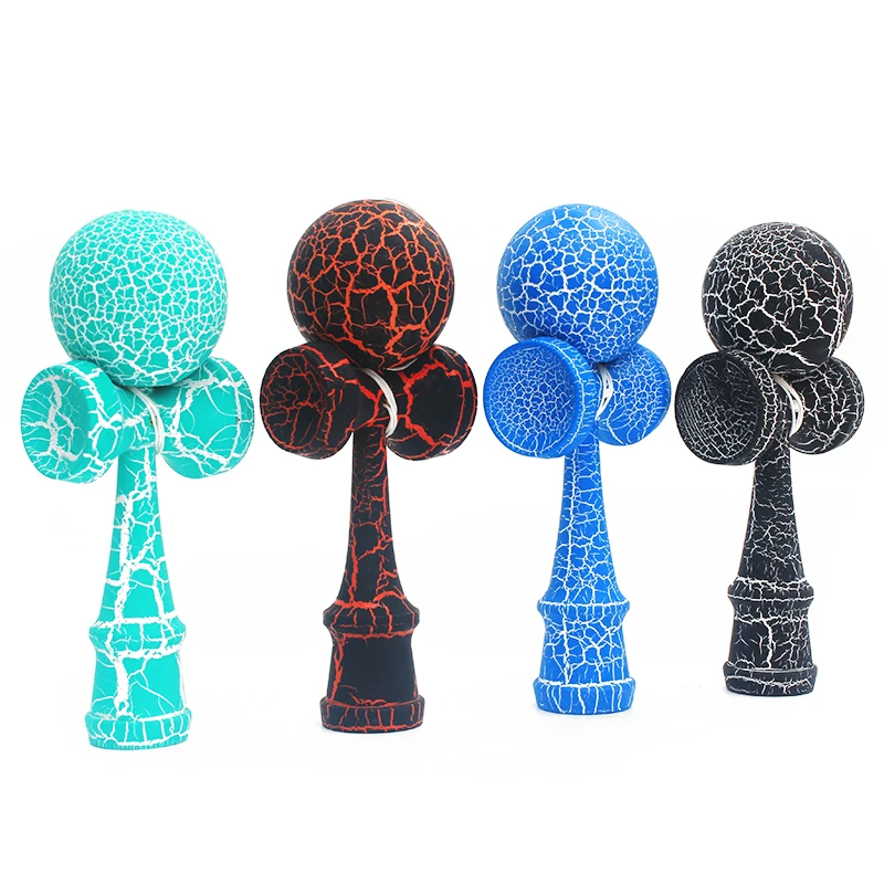 Горячие деревянные спортивные игрушки Kendama, уличные игрушки, шарики, два цвета, трещины из бука, для детей и взрослых, спортивные мячи, здоровые, для активного отдыха