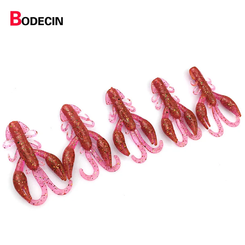 Мягкие рыболовные приманки для креветок 10 шт. наживка из искусственного Каучука