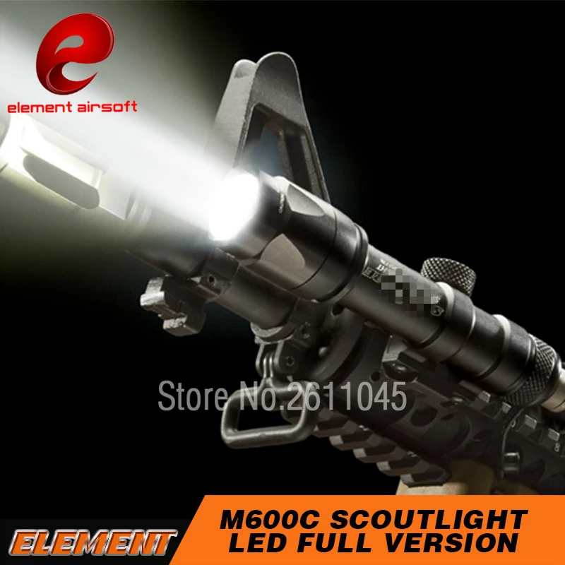 Element Airsoft тактический фонарь вспышка светильник Surefir M600 пистолет светильник 366 люмен M600C Softair Охота вспышки светильник M600 Книги об оружии светильник EX072