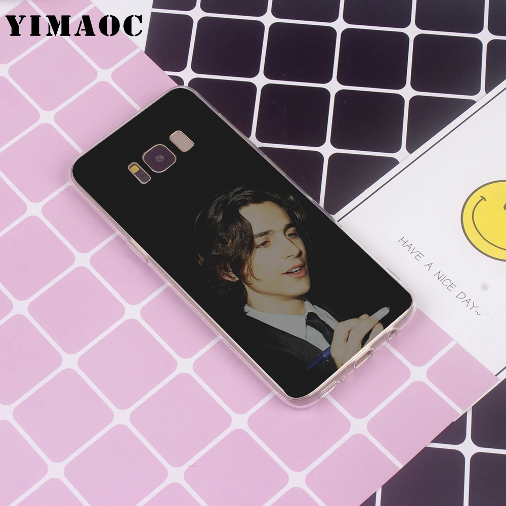 YIMAOC тимоте Chalamet для samsung Galaxy A10 A20 A30 A40 A50 A70 A2 J4 J6 J7 J8 Core Duo Примечание 10 Plus Мягкий