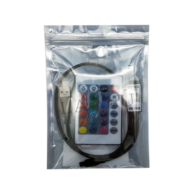 Светодиодный RGB пульт дистанционного управления ИК Bluetooth больше возможностей USB 24 комплект поставки пульта дистанционного управления AC/DC 12 V для 5050 3528 Светодиодные ленты дома ТВ украшения