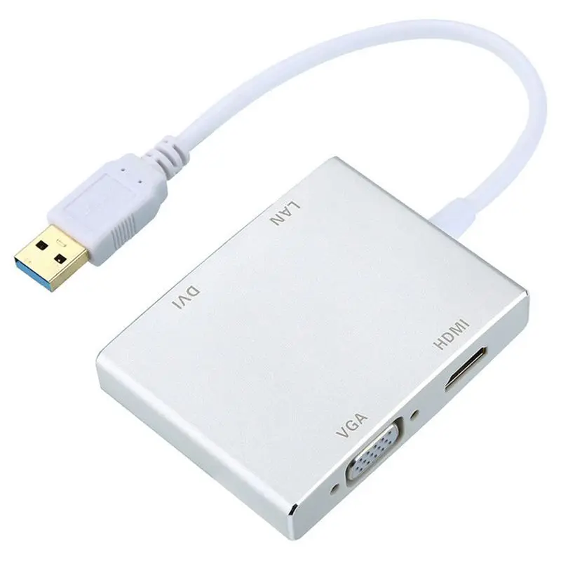 USB 3 0 к HDMI/DVI I/VGA адаптер мульти порт видео дисплей конвертер 1080p HD US|Адаптеры Type-C| |