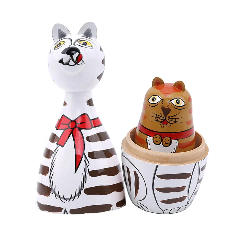 5 шт./компл. домик для кошек русские куклы ручная роспись домашний декор подарки