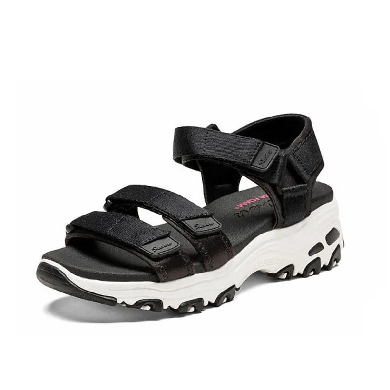 Босоножки Skechers D'lites женские на платформе сандалии среднем каблуке прогулочная