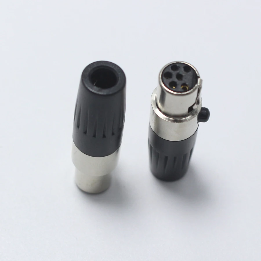 1 шт. мини XLR 6 контактный гнездовой разъем для аудио микрофона шасси крепление