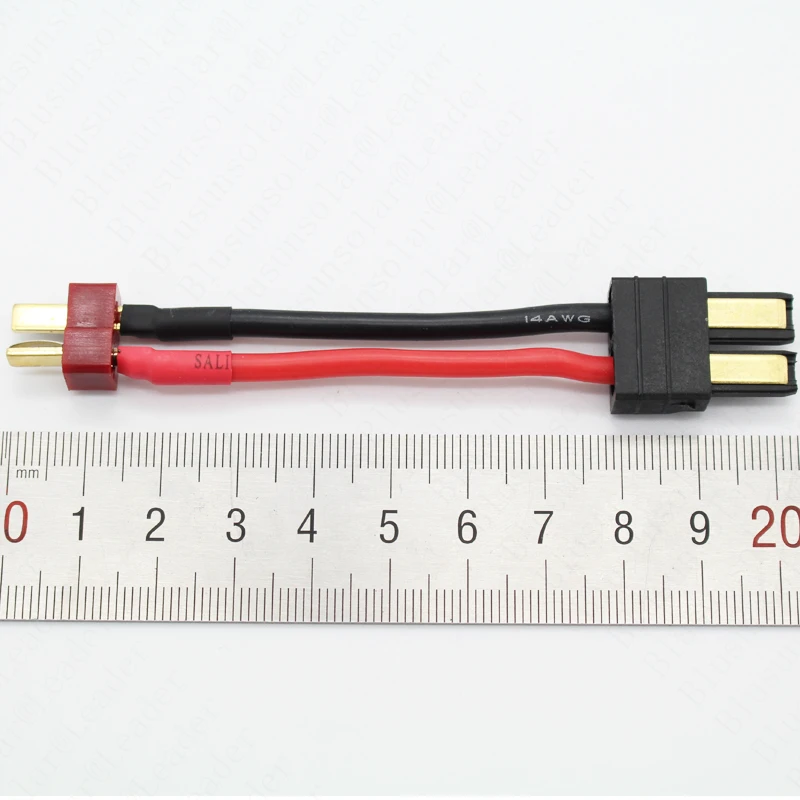 Оптовая продажа RC коннектор 60 мм 14AWG TRX штекер к т образному штекеру|connector