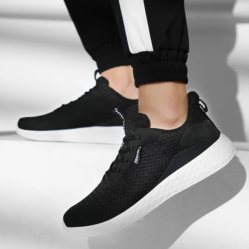 Легкие кроссовки Flyknit Мужская обувь дышащая уличная удобная спортивная мужская