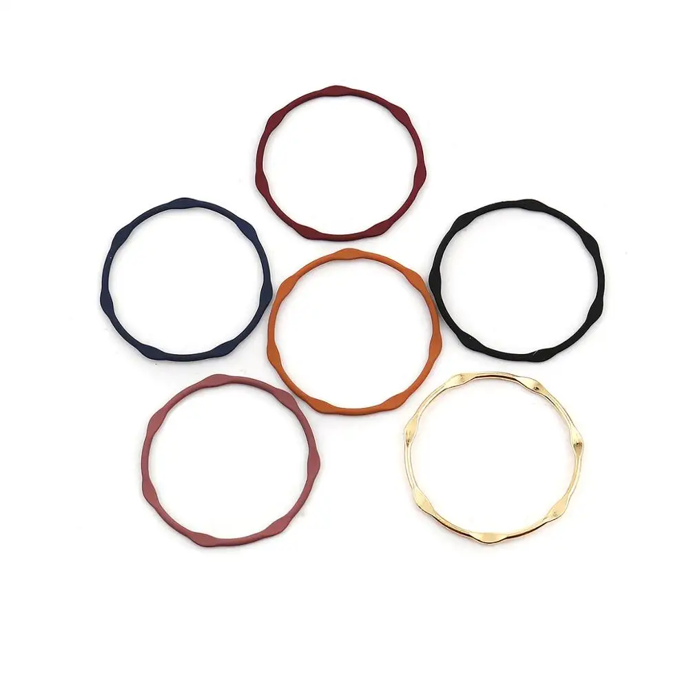 DoreenBeads Модные Подвески цинковый сплав круг кольцо красочные для самодельных