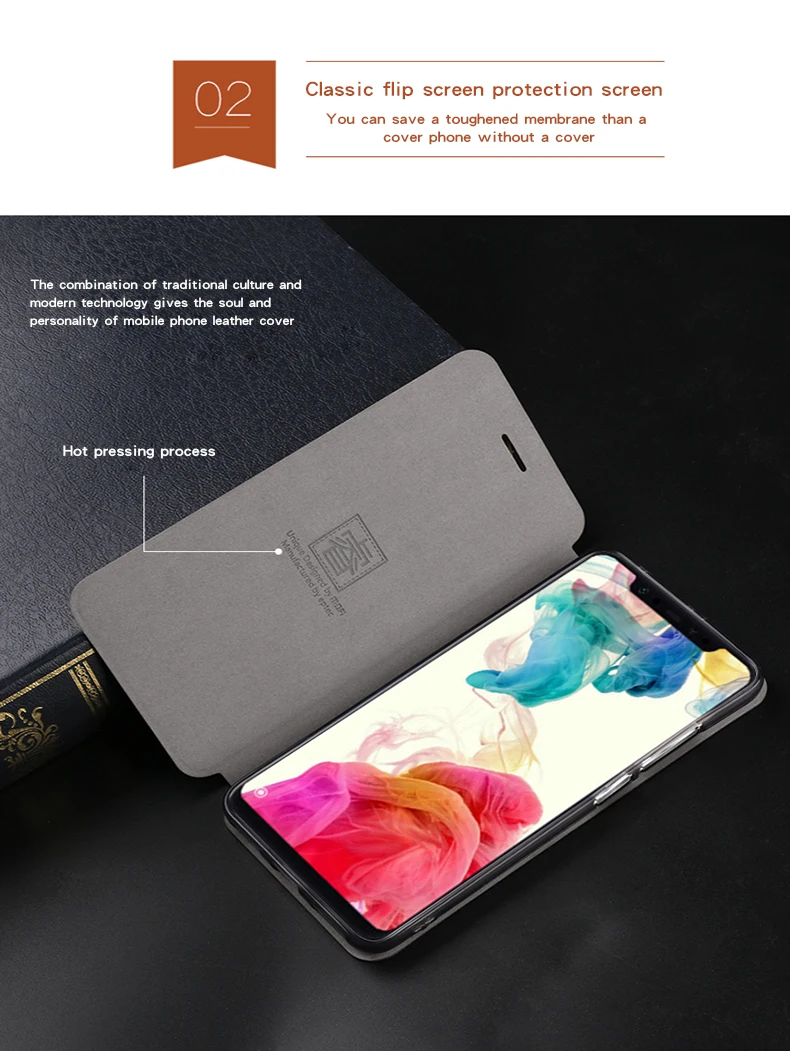 Mofi для Xiaomi Pocophone F1, чехлы-книжки, стильные высококачественные Чехлы для мобильных телефонов Xiaomi Pocophone F1, чехол-подставка