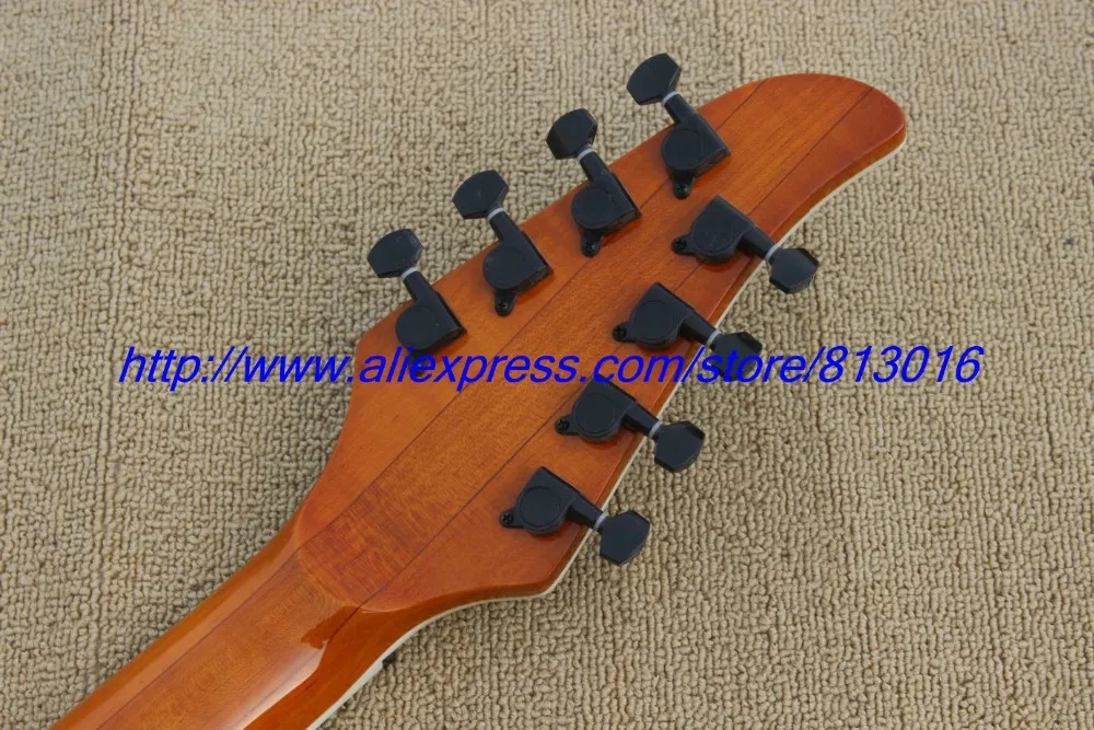 Лидер продаж! Электрическая гитара на заказ 8 струн Морской голубой взрыв