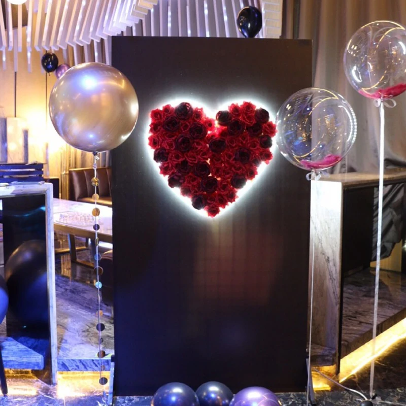 Фольгированный воздушный шар без морщин Алюминиевый металлический 4D круглый