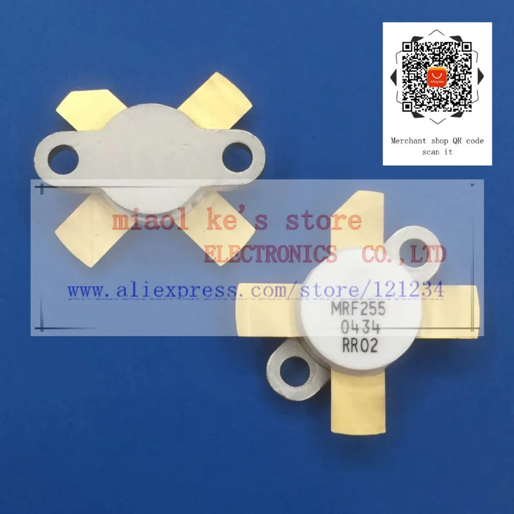 100% оригинальный: MRF255 mrf255 [12 5 V 36V 22A 55 Вт 54 МГц CASE211 11 ] RF Мощность полевой