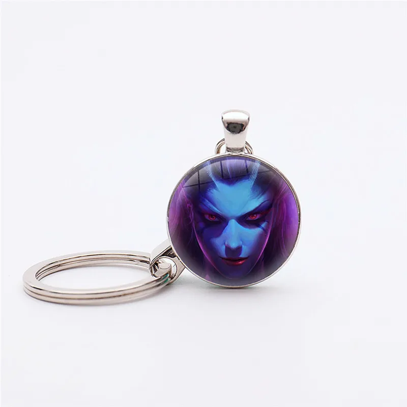 Горячие тема игры Dota 2 логотип брелок подвеска с логотипом на цепочке