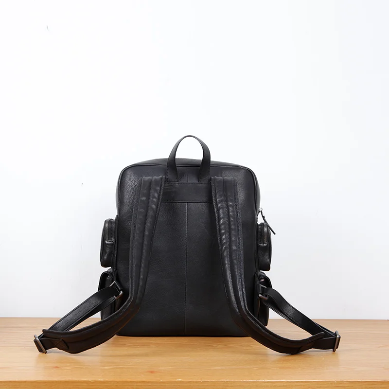 LAN мужской рюкзак из коровьей кожи брендовая британская большая дорожная сумка