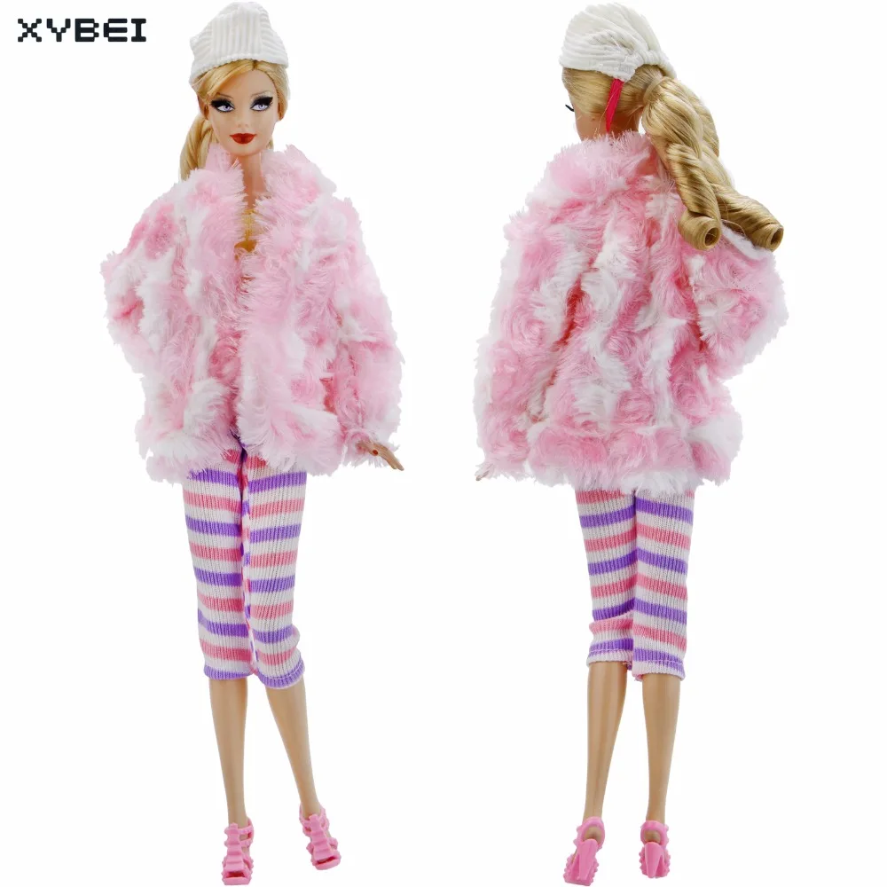 Модная зимняя одежда повседневная розовое пальто зимний жилет брюки обувь Кепка