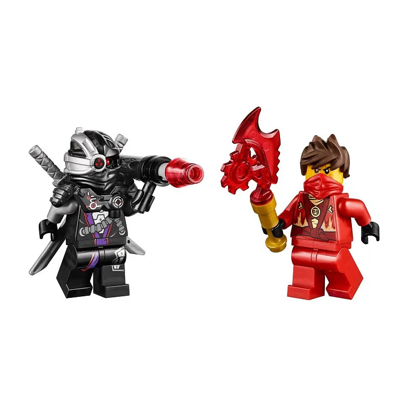 Совместимость Legoe giftse Kai Cryptor Phantom Белый Пламя воин Ninjagoe Гром Мечник строительные