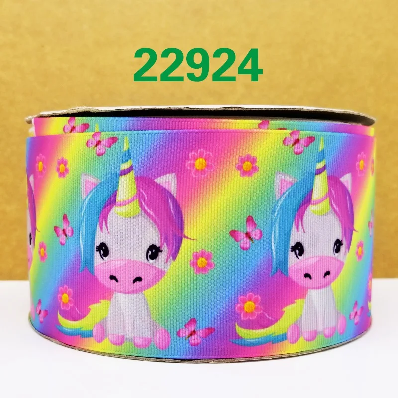 50 ярдов мультфильм печатных корсажная лента 22924 - Цвет: 22924