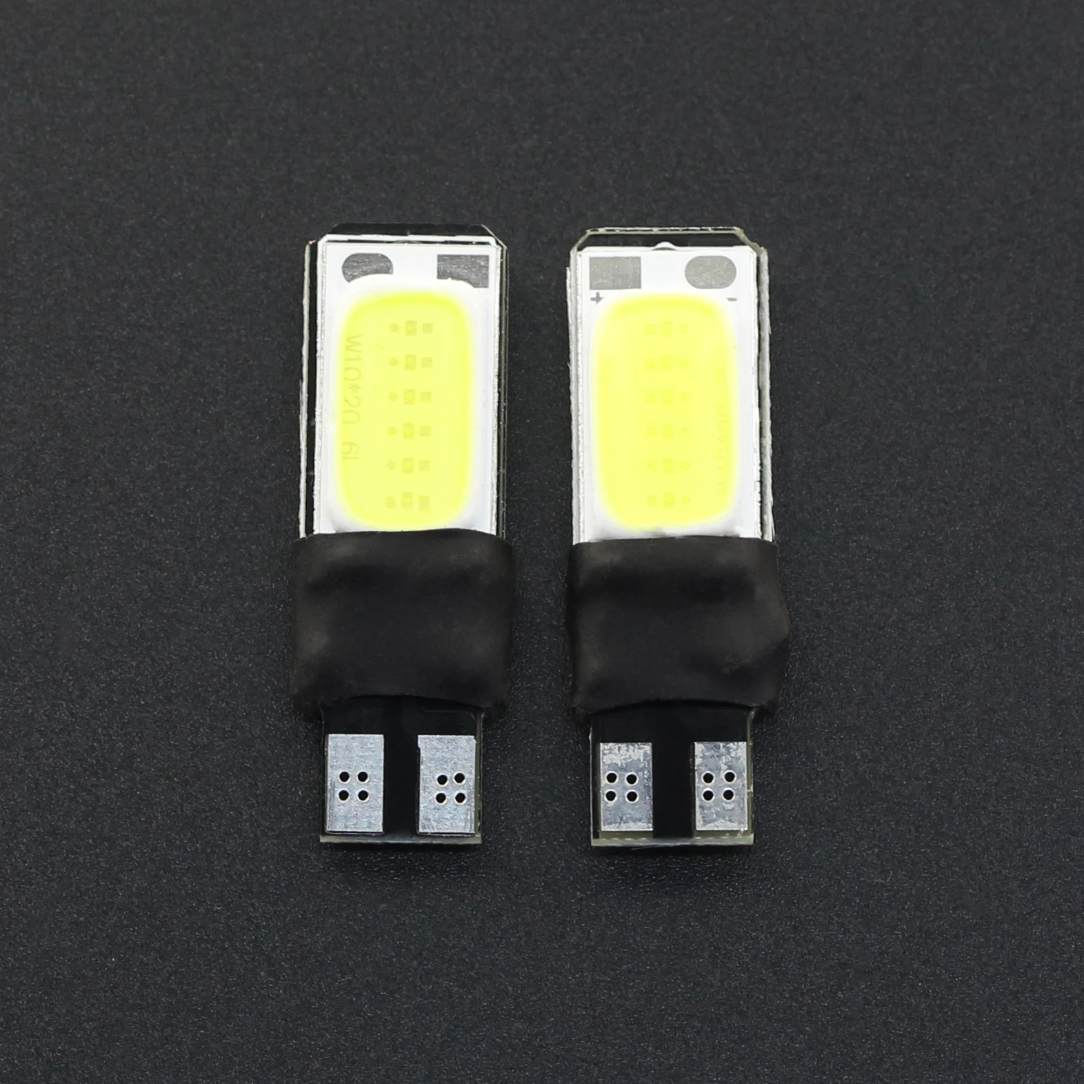 DXZ 2 шт Двухсторонний T10 COB 6smd Автомобильный светодиодный габаритный фонарь для чтения T10(W5W/194) подсветка номерного знака 12В 3 Вт