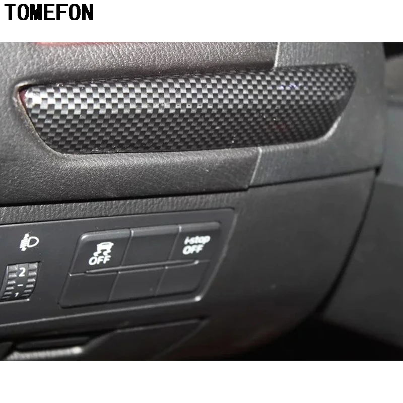 TOMEFON для Mazda 6 Atenza ABS углеродное волокно краски интерьер переключатель окна передний средний вентиляционное отверстие переключения передач Панель отделка