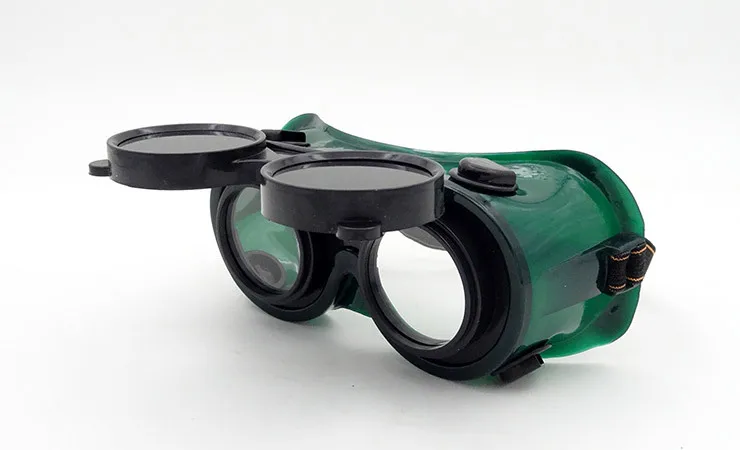 10 шт. высокое качество gafas Seguridad Trabajo зеленые двойные зеркальные лазерные очки инфракрасные ультрафиолетовые защитные очки сварочные