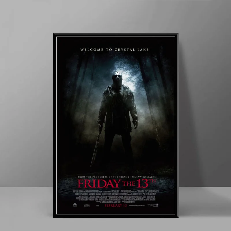 P733 пятница 13th Jason Voorhees классический фильм ужасов картина шелк Холст плакат настенный домашний декор