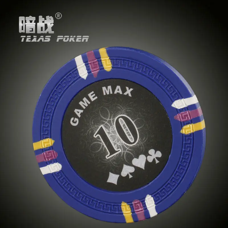 2016 новые Четырехцветные фишки без номинальной стоимости глины для покера монеты