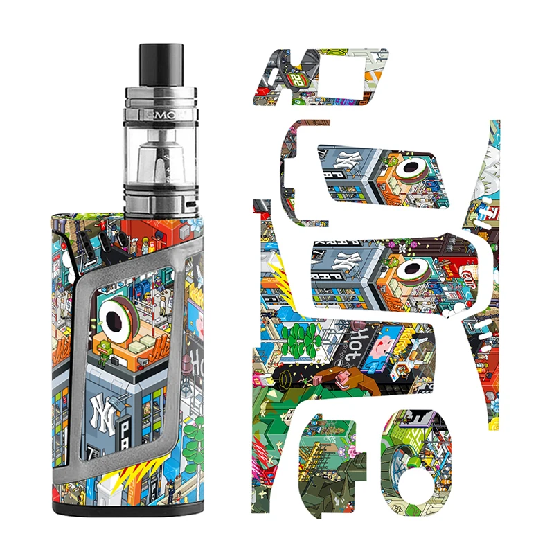Новый дизайн для Smok Alien 220 Skin Cover 220W Kit Sticker 0042|Наклейки| |