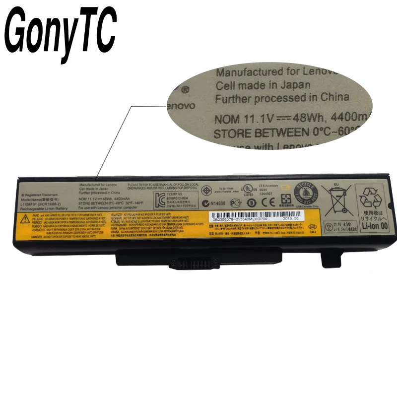 Оригинальный аккумулятор L11S6Y01 L11L6Y01 для ноутбука Lenovo E430 E440 E530 G480 G580 G585 G780 Y480 Y580 G500