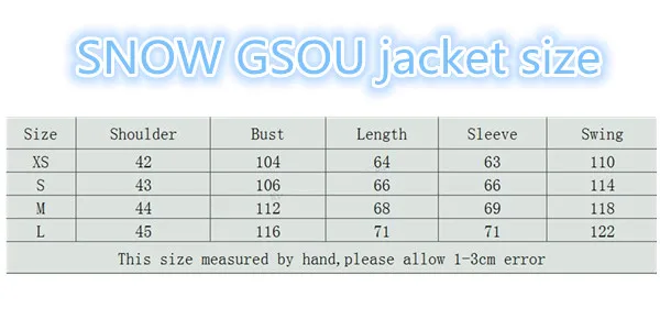 Gsou snow 10K для женщин s куртка лыжный костюм Походный для верховой езды лыжный спорт водонепроницаемый 10000 ветрозащитный сноуборд супер теплые костюмы