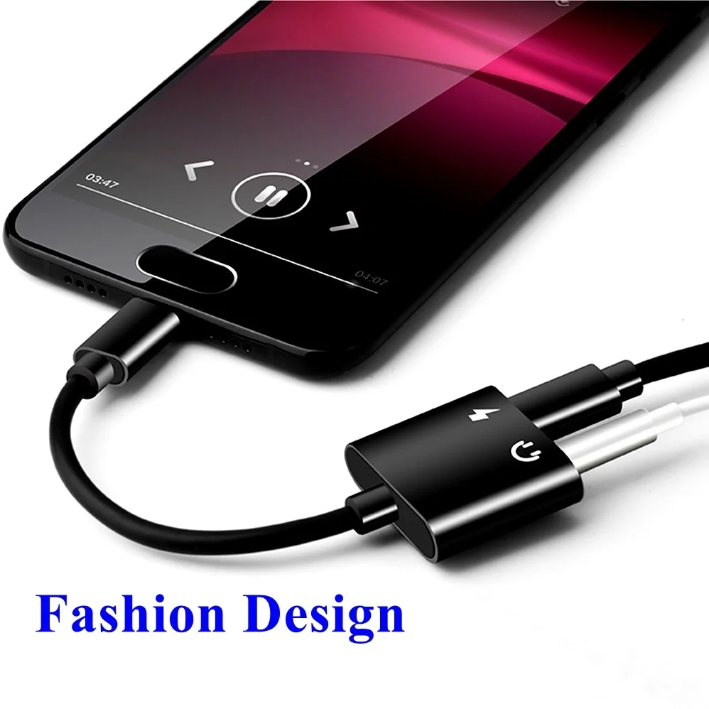 Адаптер Tongdaytech 2 в 1 адаптер типа C Aux аудио кабель зарядный USB Type 3 5 мм разъем для Xiaomi