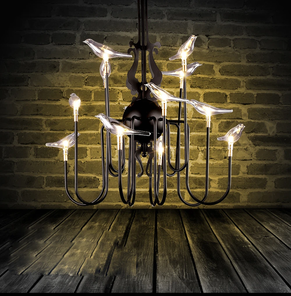 g4 led Постмодерн Железные Стеклянные птица Светодиодные Лампы.Светодиодные Светильники Люстры Подвесные.Светильники Подвесные Светильники.Светильник Подвесной Светильник.Для Столовой,Фойе и Спальни