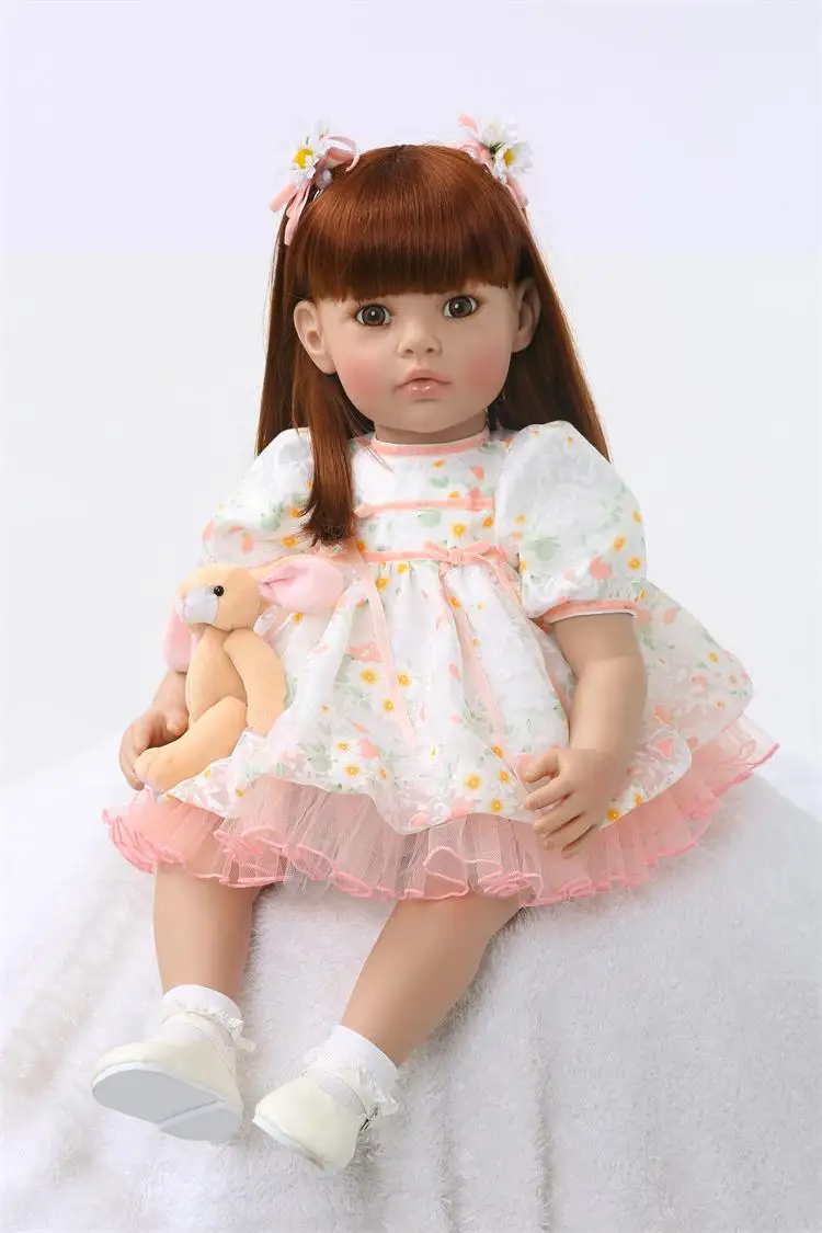 Кукла NPK baby reborn силиконовые куклы реалистичные для детей игрушки 24 дюйма 60 см