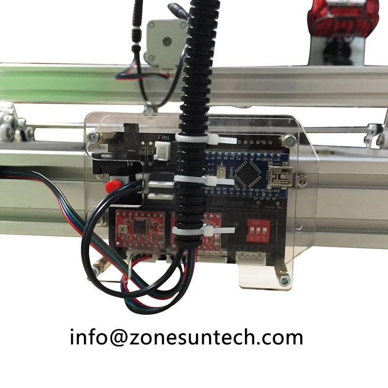 ZONESUN гравировальный станок лазерный топор 405nm 2500 mW DIY настольный мини лазерный гравер лазерный резак гравировщик 17X20 см регулируемая мощность